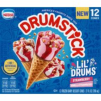 Drumstick LIL Drum Strawberry, 12 Each